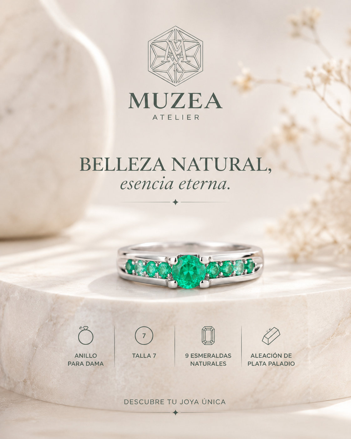 Anillo Eterna Esmeralda
