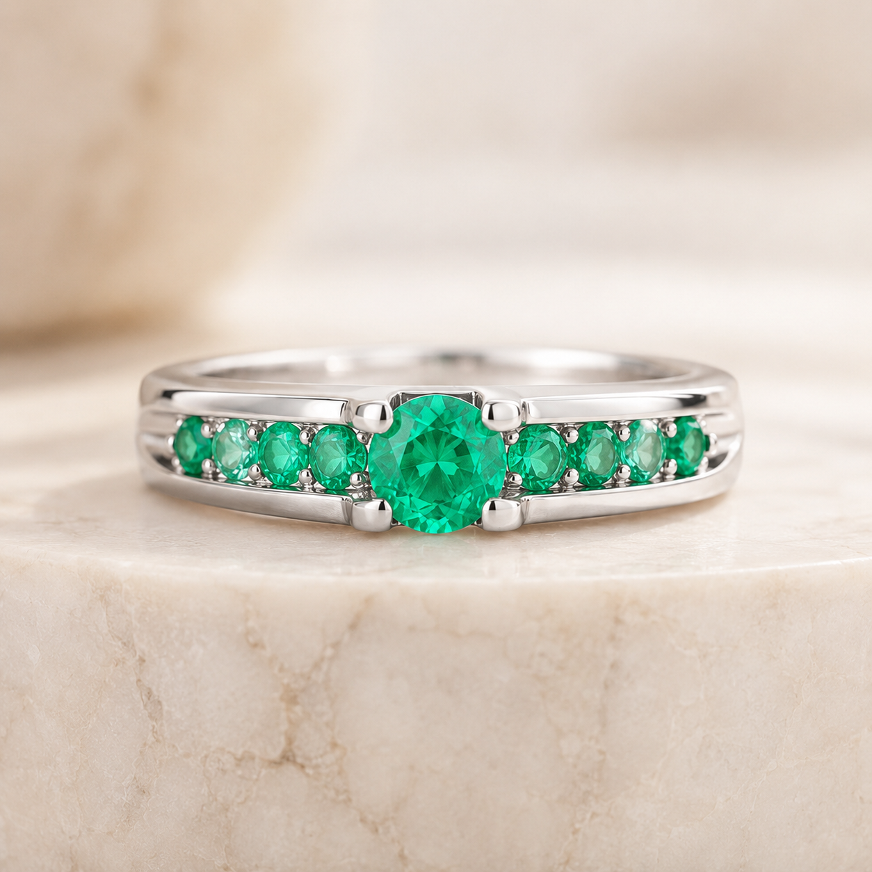 Anillo Eterna Esmeralda
