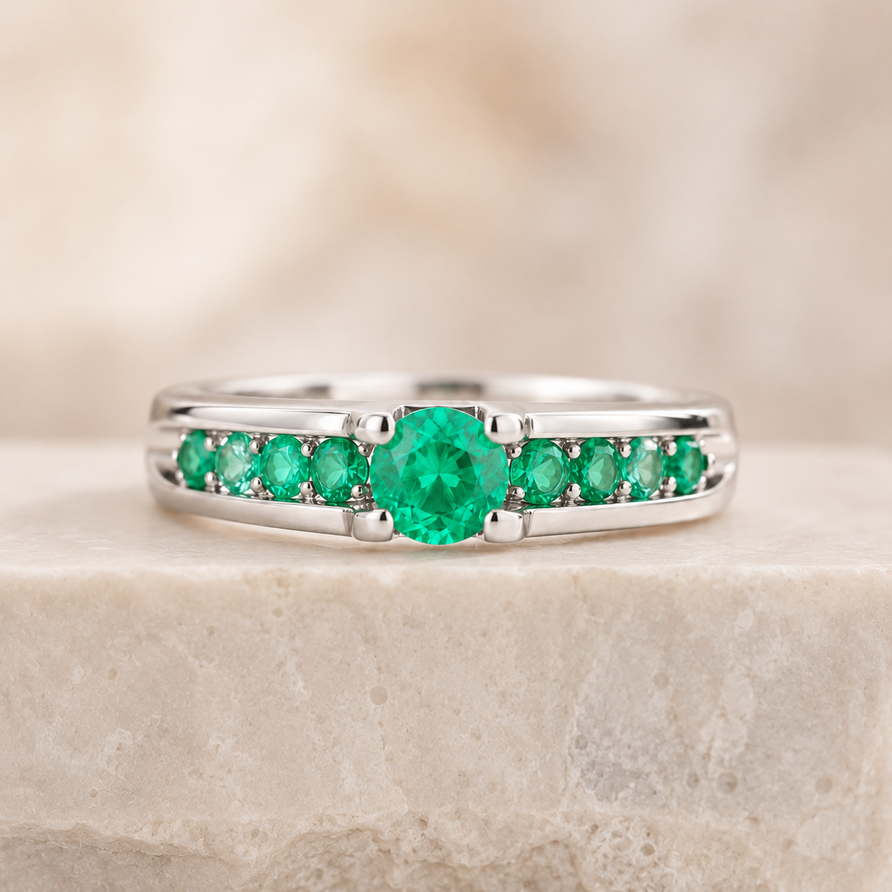 Anillo Eterna Esmeralda